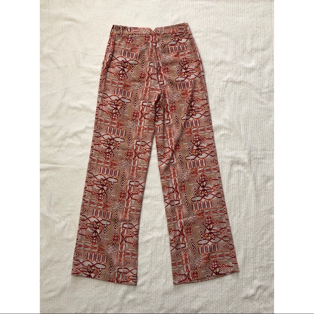 Bcbgmaxazria | Orange Patterned Pants - image 2